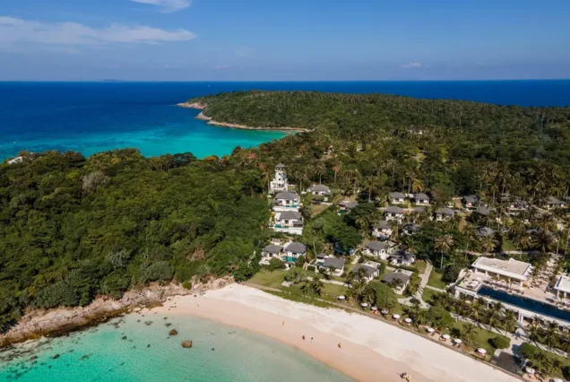 High View of Racha island and The Racha Hotel