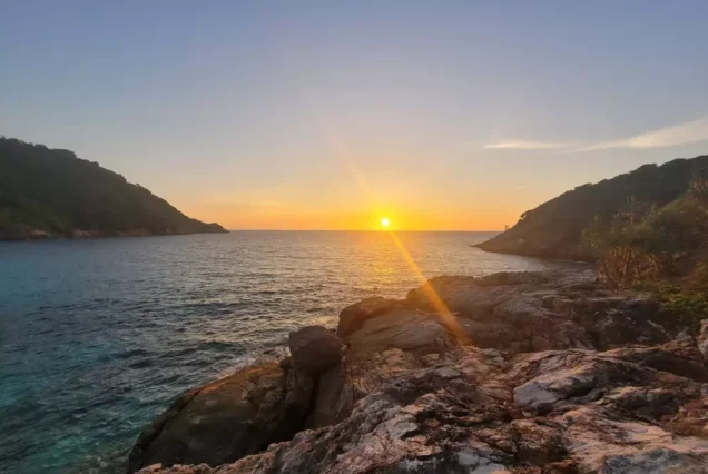 Sunset viewpoint of Racha Island