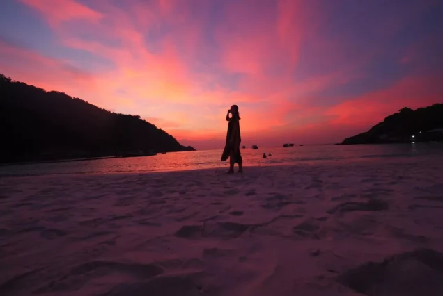 Sunset in Racha Island