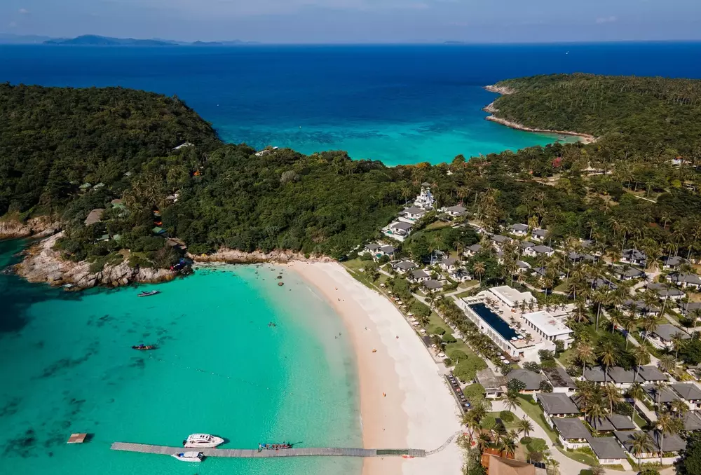 Racha Island full view