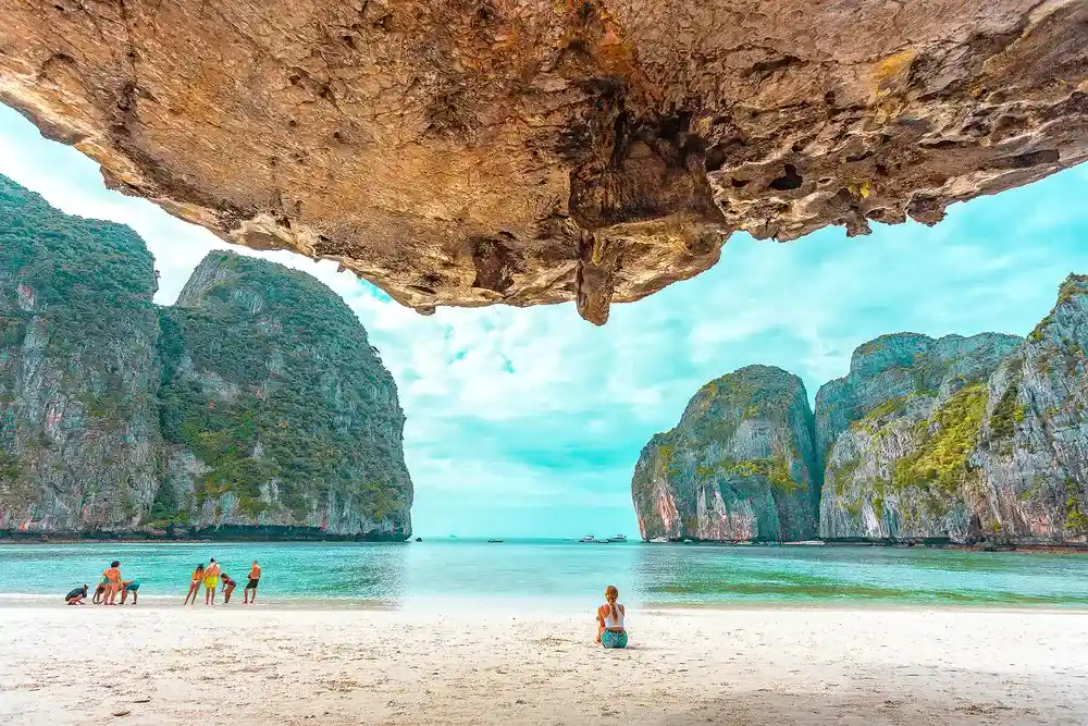 Beautiful Maya bay in Phi Phi Island