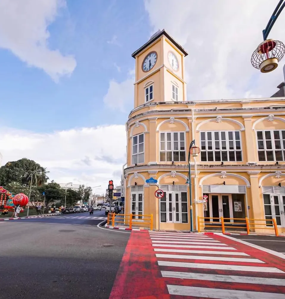 Phuket Old Town Clock Building