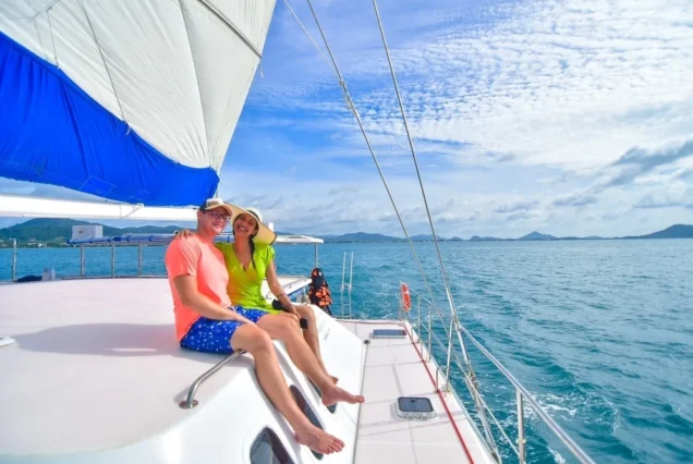 Honeymoon catamaran