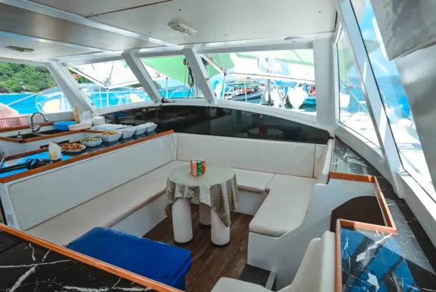 Interior of Aeolos Catamaran