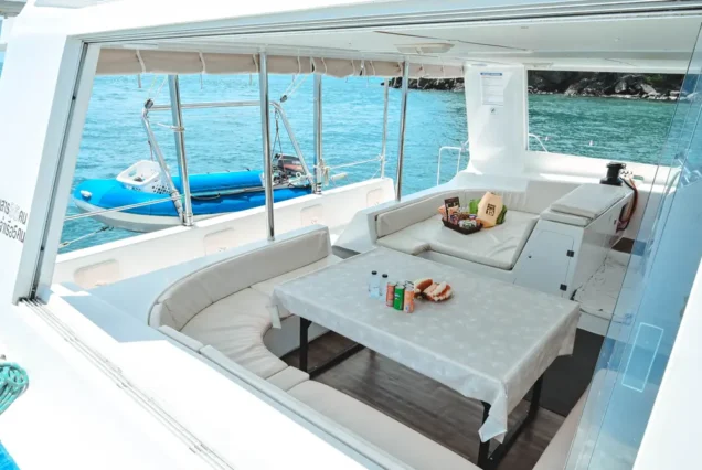 Interior of Aeolos Catamaran