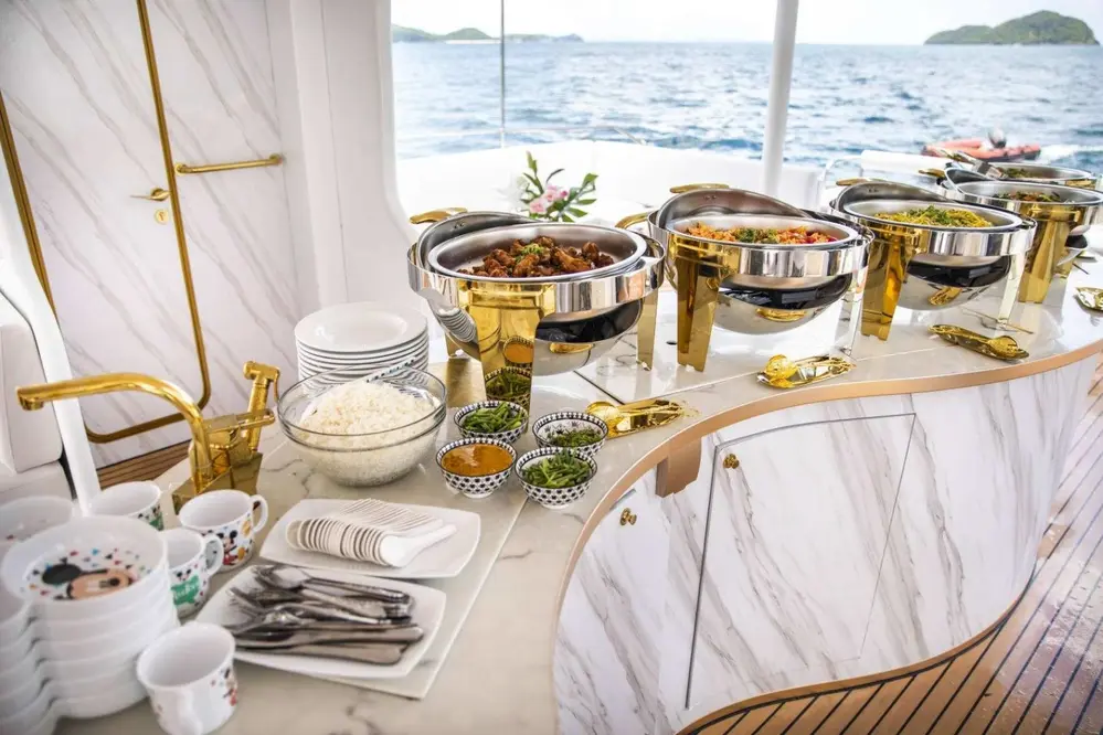 lunch on board