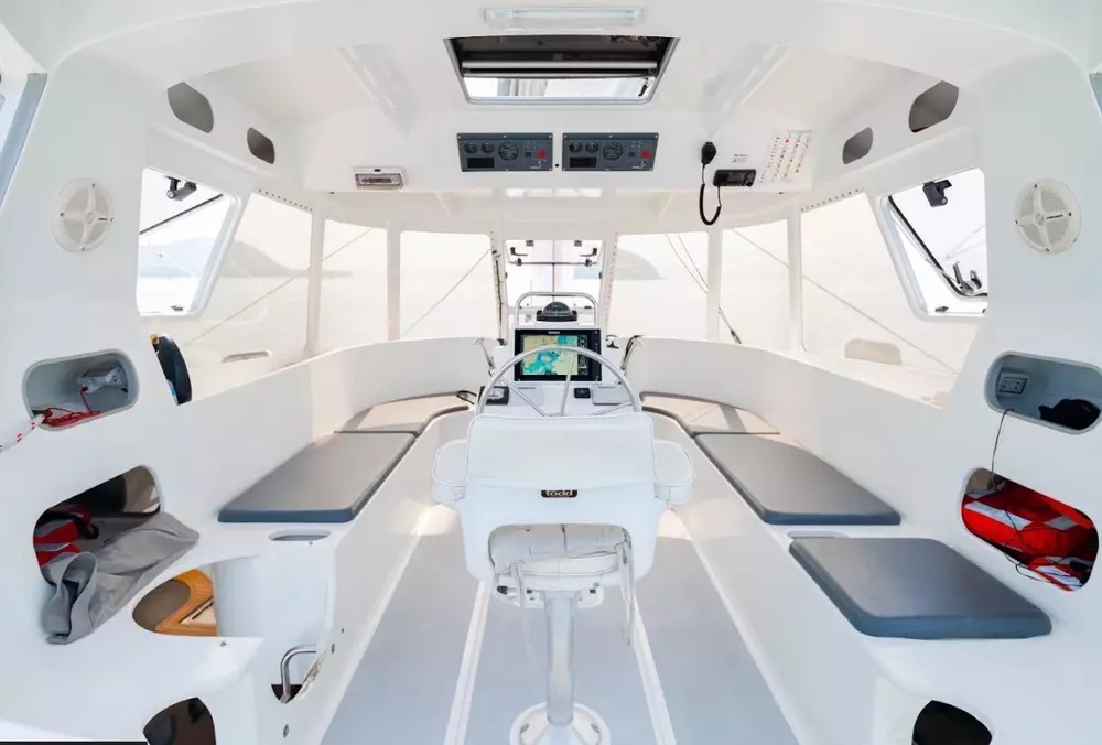 Mojito catamaran interior design