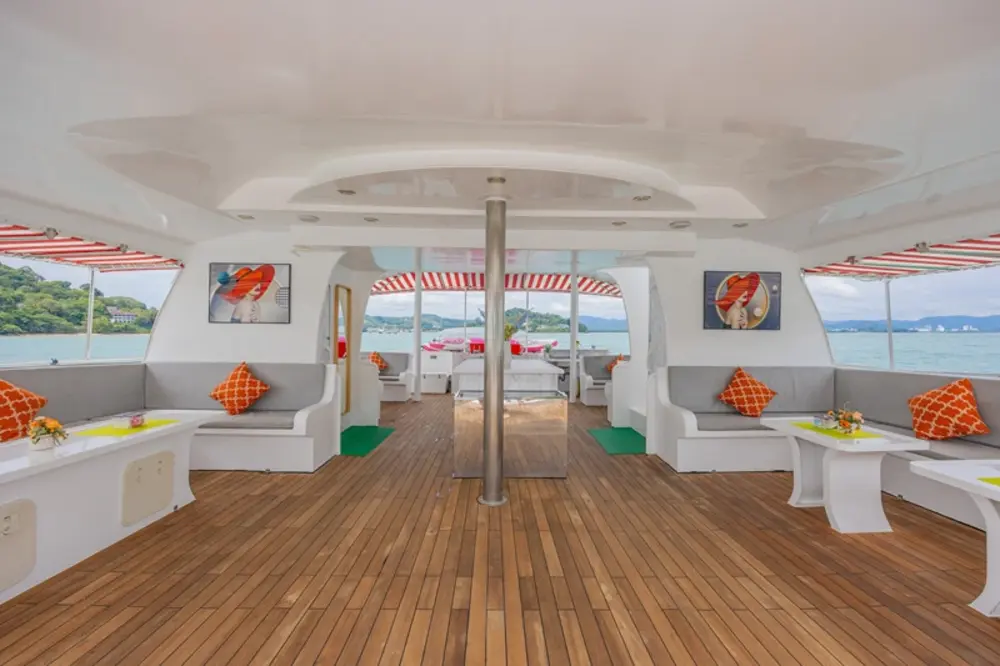 Interior of Ms Red Catamaran