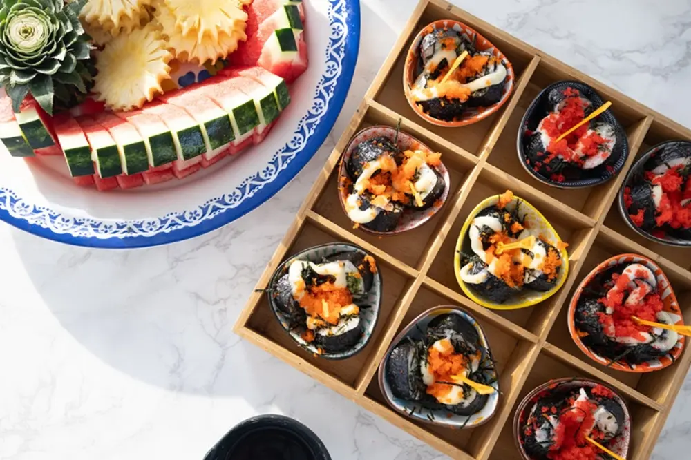 High tea snack
