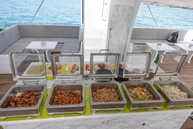 Lunch on board