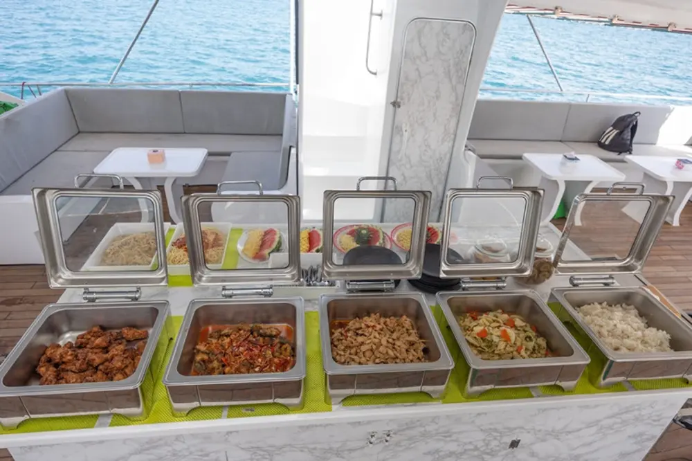 Lunch on board