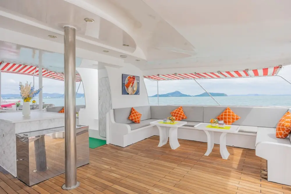 Interior of Ms Red Catamaran
