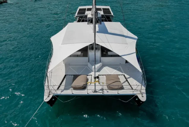 External view of catamaran