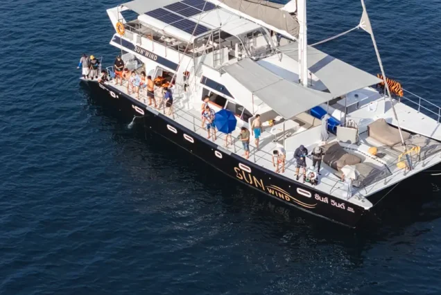 Fishing on the Catamaran