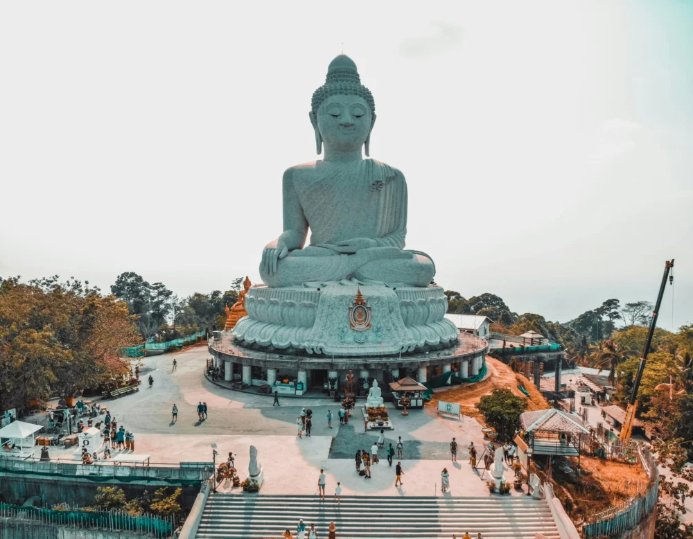 Big Buddha Phuket, Aerial view