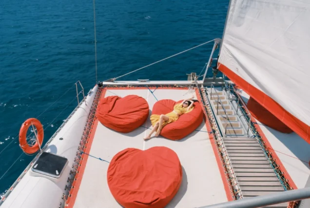 Photo-friendly onboard space on Marvel Catamaran in Phuket