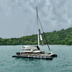 Noah Catamaran luxury black-sail voyage from Phuket