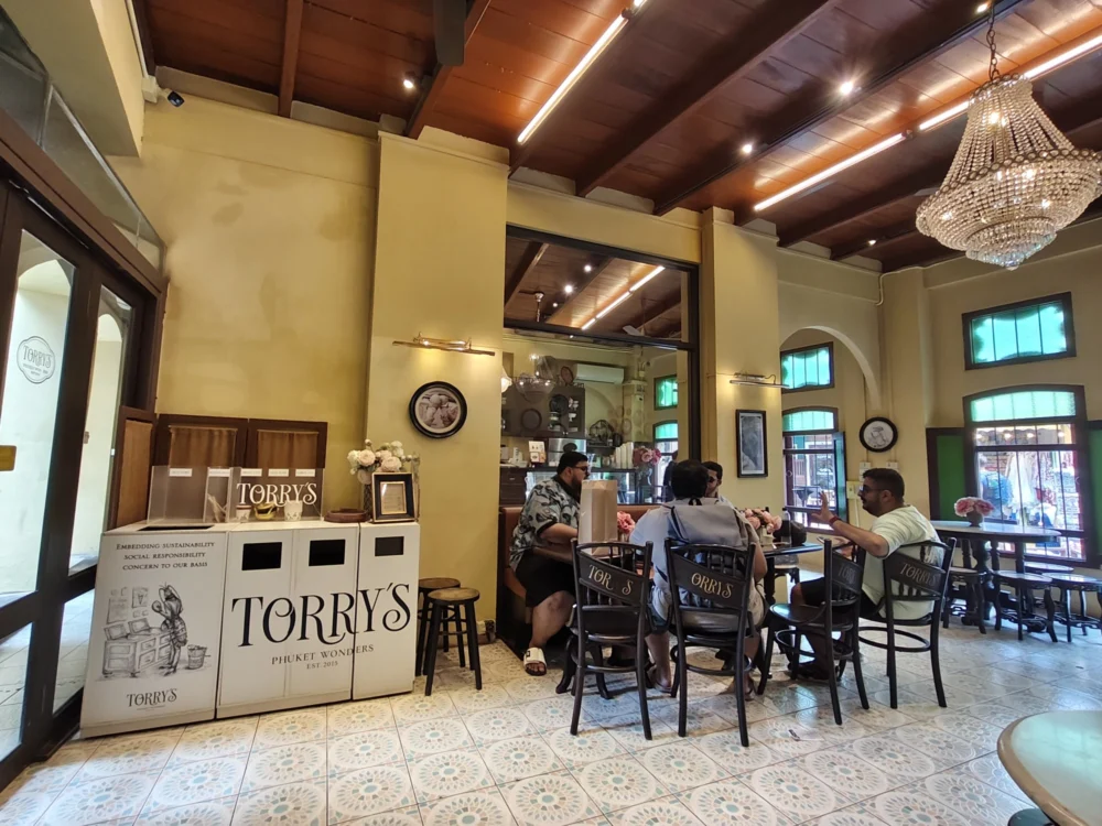 Heritage-style ice cream shop in Phuket Old Town suitable for a family city tour break