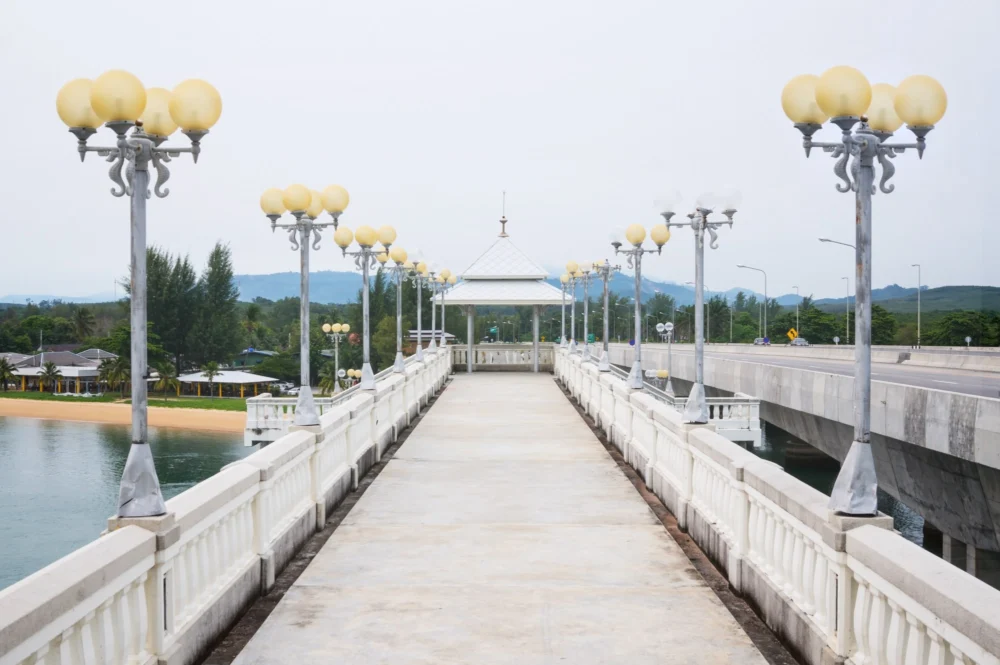 Sarasin Bridge scenery connected with a famous Phuket love legend
