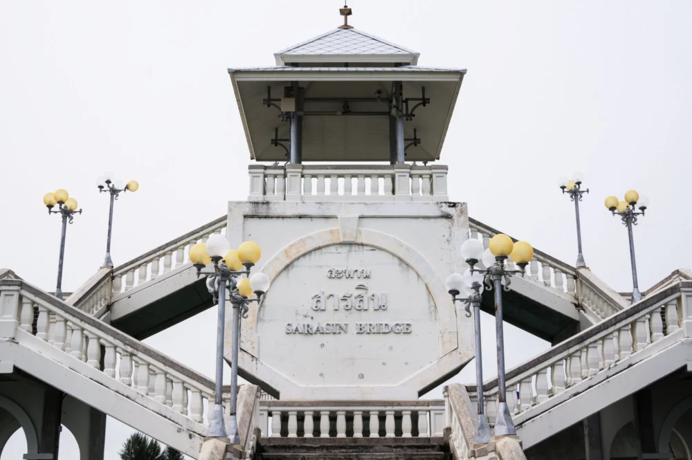 Historic Sarasin Bridge connecting Phuket with mainland Thailand