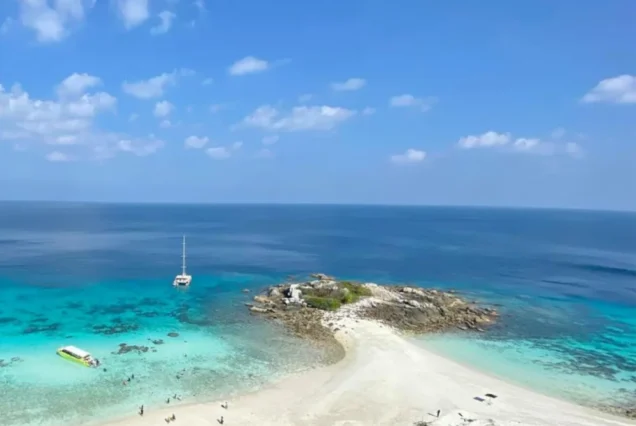Racha Noi white-sand beach and crystal-clear water