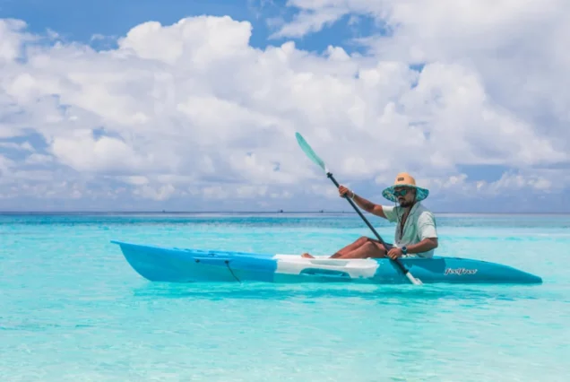 Paddleboard activity during the Seastar Racha Noi tour