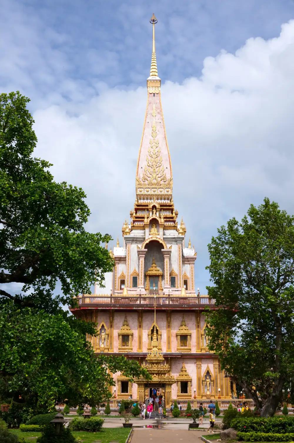 Landmark 60 metre chedi at Wat Chalong Temple Phuket