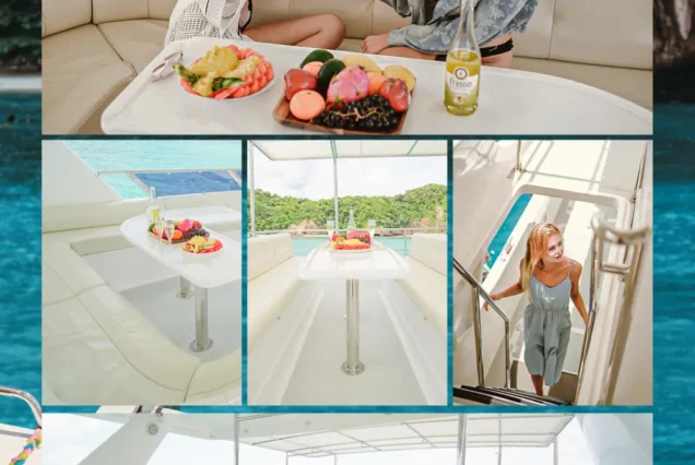 Happy group experience aboard Moonlight Luxury Catamaran