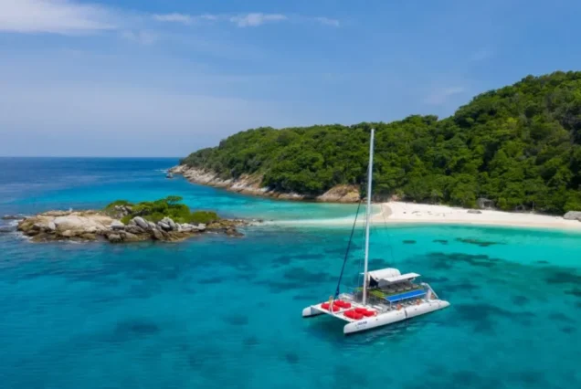 74-foot Aquaman Catamaran sailing from Phuket