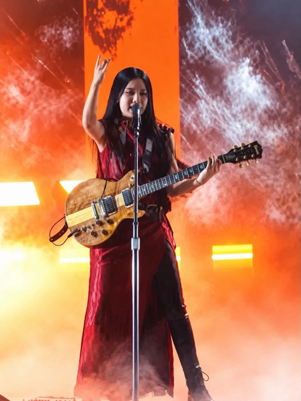 Nene Royal on stage for her Seven Nation Army final performance