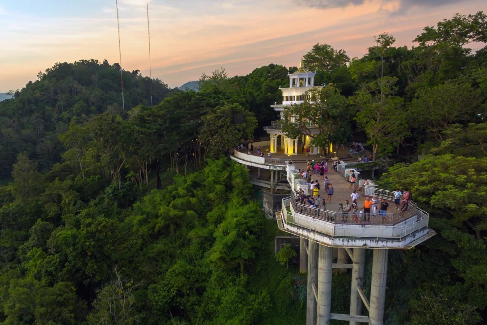 Khao Rang viewing terrace overlooking Phuket Town