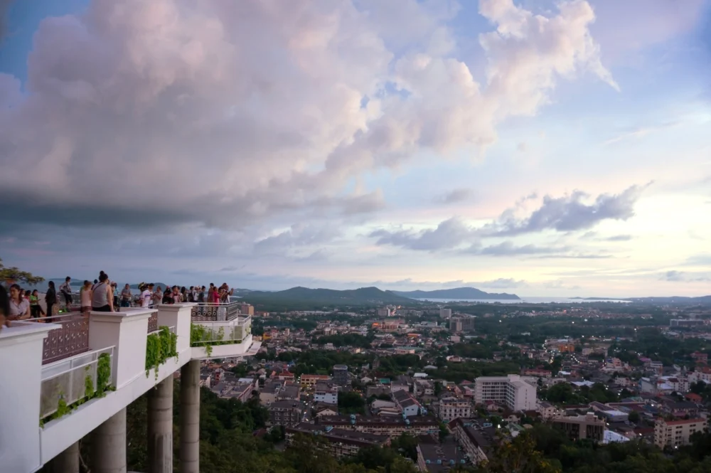 Panoramic viewing terrace at Rang Hill Phuket