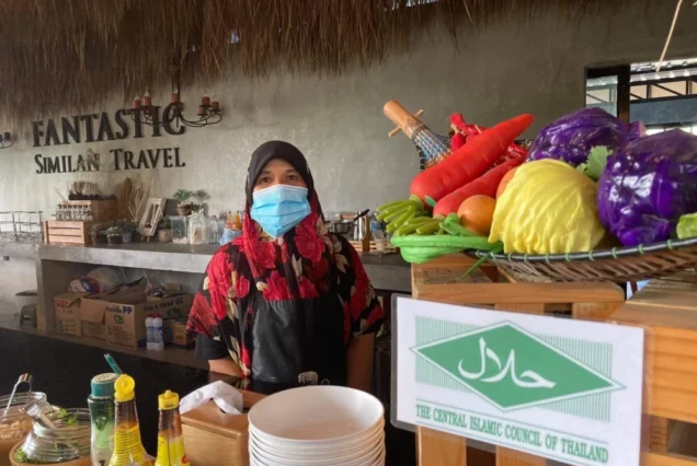 Service counter staff at the Fantastic Similan departure point