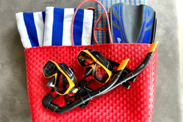 Snorkeling and beach equipment for the Fantastic Similan trip