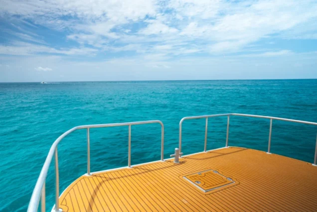 Once upper-deck sea view