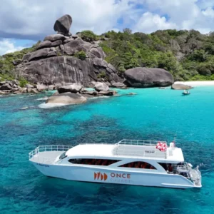 Once catamaran near Similan Island No. 8