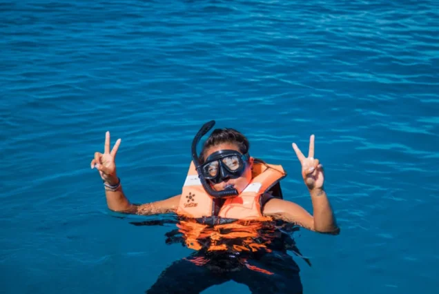 Snorkeling in the sea around Racha Noi Island