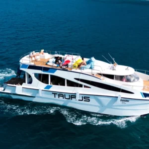 Taurus Speed Catamaran cruising on the sea in Phuket