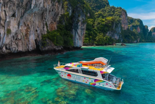 Tip-Top double-deck catamaran at Phi Phi